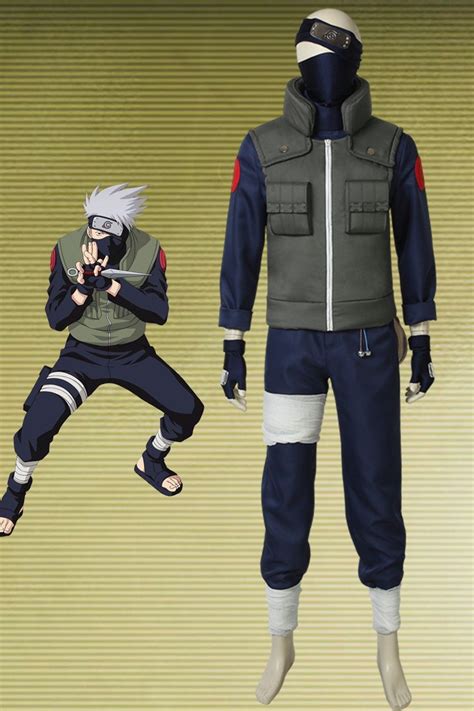 Naruto Hatake Kakashi Cosplay Costume New Style Naruto Clothing