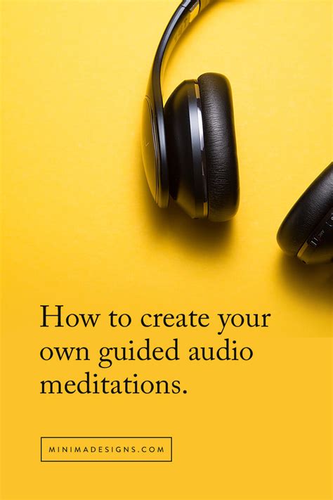 How To Create Record And Sell Audio Meditation Recordings Minima Designs