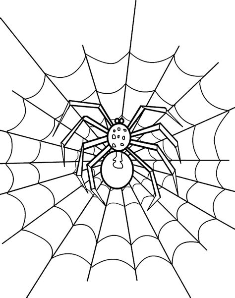 Black Widow Spider Coloring Page Free Printable Coloring Pages