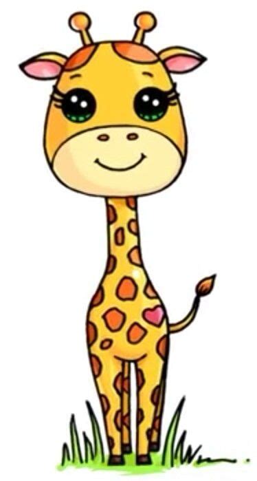 Super Drawing Cute Giraffe 27 Ideas Cute Animal Drawings Kawaii Cute