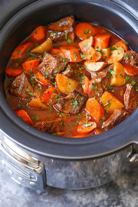 In a large bowl, combine 4 tablespoons flour, salt if desired and 1/4 teaspoon pepper. Slow Cooker Beef Stew - Shoreline Natural Wellness & Fitness
