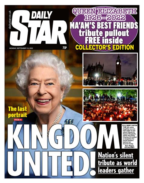 Daily Star Front Page 19th Of September 2022 Tomorrows Papers Today