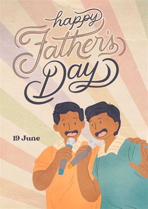 Page 2 Free Custom Printable Fathers Day Photo Poster Templates Canva