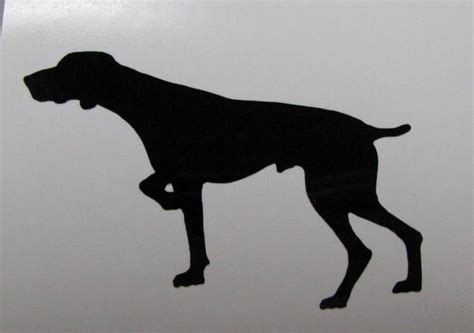 German Shorthair Pointer Decal Sticker 5 Any Color Etsy
