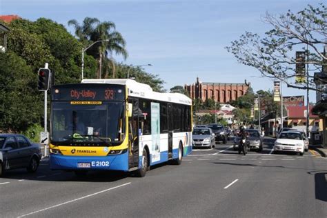 Brisbane Transport Bus E2102 On Route 379 On Musgrave Road In Normanby