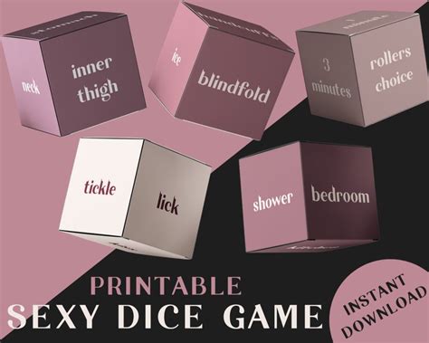 printable sex dice game adult games for couples fun etsy australia free download nude photo