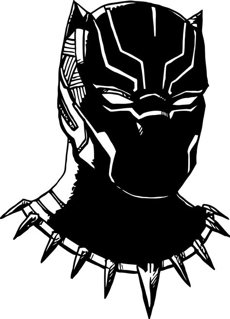 Black Panther Svg Black Panther Clipart Marvel Svg Black Inspire
