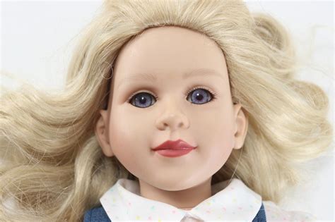 Vintage 2003 My Twinn 23 Inch Poseable Doll Blonde Hair Blue Eyes W
