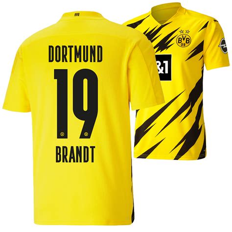 Bvb borussia dortmund dfb pokal finale trikot limitiert neu. Puma Borussia Dortmund Heim Trikot BRANDT 2020/2021 ...