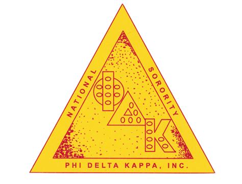 The National Delta Kapaa Inc Logo Is Shown In Red And Yellow On A