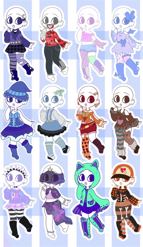 Pastel Goth Outfit Adopts (closed) by Horror-Star | Pastel goth outfits, Pastel goth, Outfit adopts