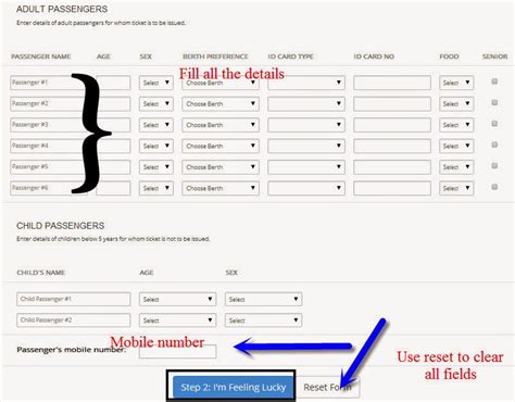 railway tatkal ticket booking reservation using irctc magic autofill form