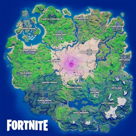 Fortnite Chapter 2 Season 5 Map Leaked Tilted Towers Returns As
