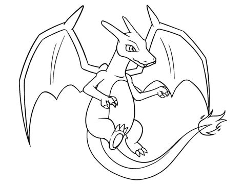 Pokemon ausmalbilder glurak pokemon glurak ausmalbild malvorlagen