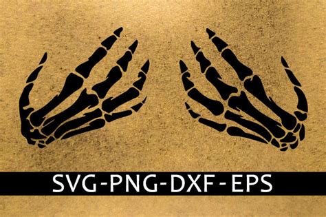 Skeleton Hands Svg Free Boob Hands Svg Instant Download Halloween