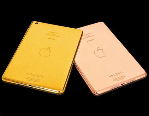 It Gadget Ipad Mini Rose Or Yellow Gold 24 Carats Gold And By Co
