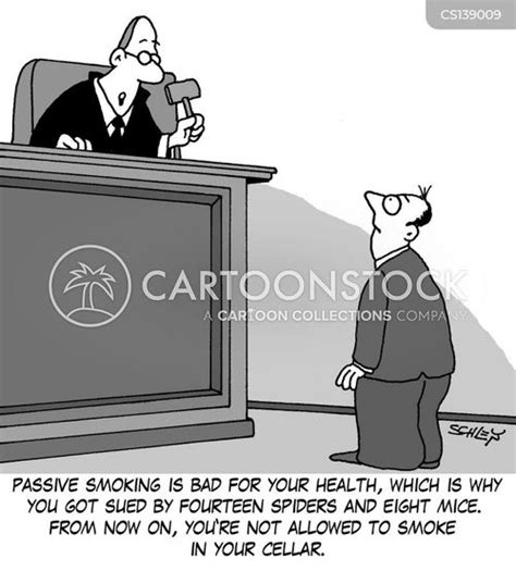Passive Smokers Cartoons And Comics Funny Pictures From CartoonStock