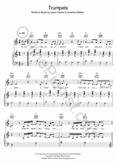 Download and print sheet music for trumpet. Trumpets Piano Sheet Music | OnlinePianist