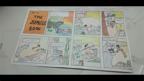 The Jungle Book Comic Strip For School Project Youtube