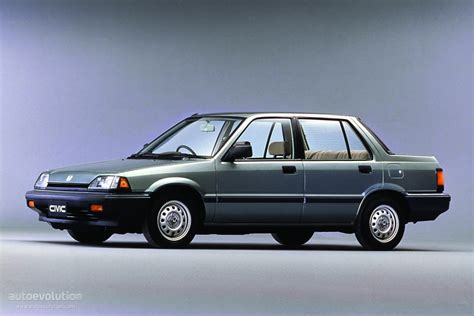 Honda Civic Sedan Specs And Photos 1987 1988 1989 1990 1991