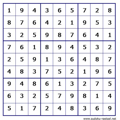 Von sudoku leicht bis sudoku schwer, sudoku sehr schwer und sehr schwierg. Soduku Online & zum Ausdrucken | Sudoku-Raetsel.net