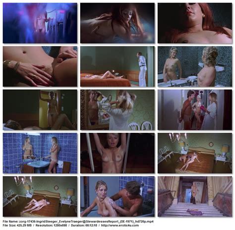 Free Preview of Evelyne Träger Naked in Stewardessen 1971