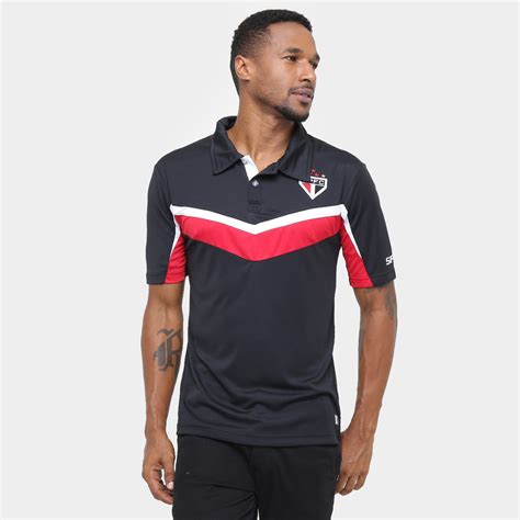 Site oficial do são paulo futebol clube. Camisa Polo São Paulo Logo - Preto