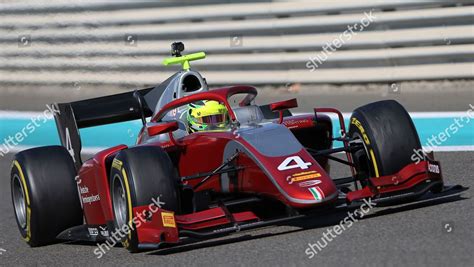 During the morning session of testing, schumacher recorded a. Mick Schumacher steers his new formula 2 Foto editorial en ...