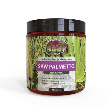 Saw Palmetto Powder Wildcrafted Oz At Natures Believer Inc