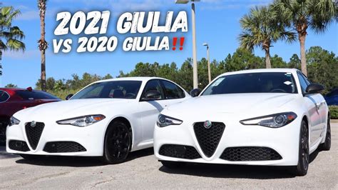 2021 Giulia Sprint Vs 2020 Giulia Base Which Alfa Romeo Does It