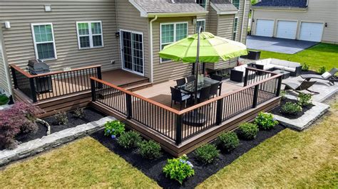 Full Backyard Renovation Deck Patio And Landscaping Youtube