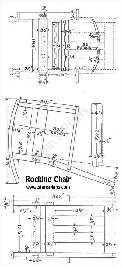 Printable Plans For A Rocking Chair