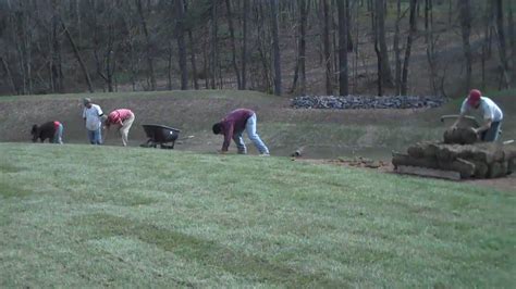 Chris Orser Landscaping Installation Of Sod Youtube