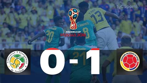 highlights senegal vs colombia tycsportsmundial youtube