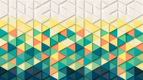 Wallpaper Triangles Geometry Abstract Background