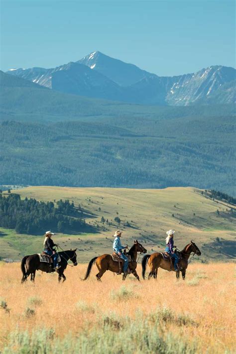 Horseback Riding Montana Ranch Vacation Activities