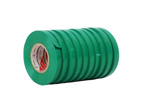Wod Tape Green Electrical Tape General Purpose 12 In X 66 Ft High