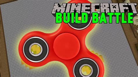 Fidget Spinner Minecraft Build Battle Youtube