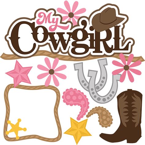 My Cowgirl SVG scrapbook file cowgirl svg files cowgirl svg cut files