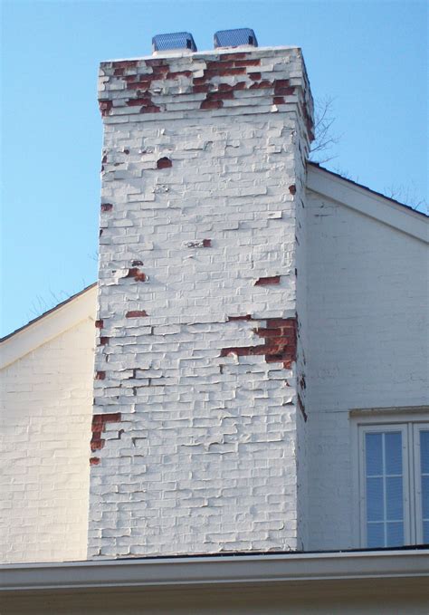 In some cases, one section of chimney might be painted, while part of it is not. Painted Brick Chimney - Ask The Chimney Sweep