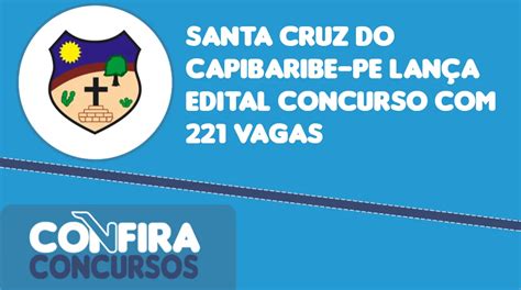 Santa Cruz Do Capibaribe Pe Lan A Edital Concurso Com Vagas
