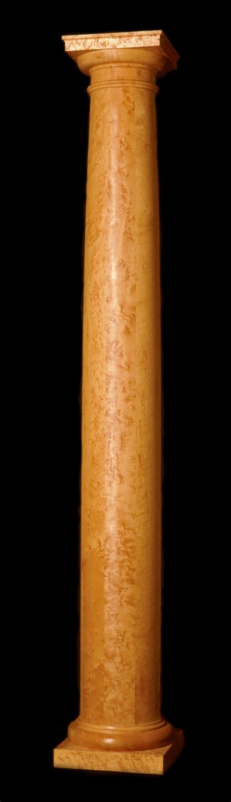 Stain Grade Maple Tuscan Wood Columns