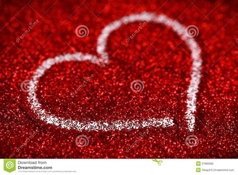 Red Glitter Hearts Valentine S Day Abstract Background Love Sparkle