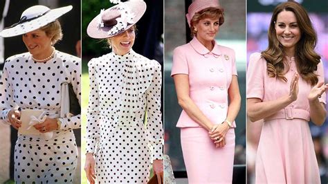 all the times kate middleton took style inspiration from princess diana hello