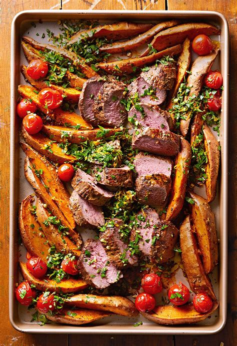 Beef tenderloin recipes roast beef beef welington beef sirloin pot roast roast brisket beef meals braised beef beef dishes. 17 So-Simple Sheet-Pan Dinner Ideas in 2020 | Food recipes ...