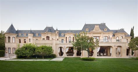 Inside the $45 million California mansion with a moat and private spa