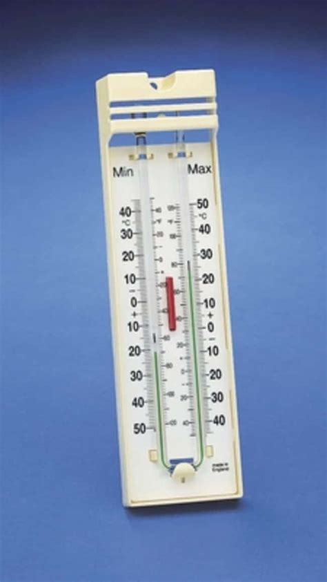 Brannan Spirit Filled Max Min Thermometer Length 205mm Temperature
