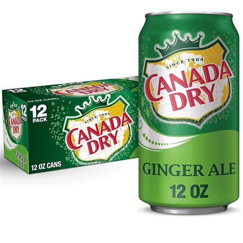 Canada Dry Ginger Ale Soda 12 Fl Oz Cans Pack Of 12
