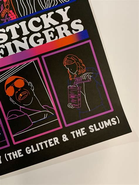 Sticky Fingers Poster Outcast At Last Posters Westway Etsy