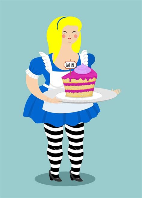 Alice Wonderland Eat Me Stock Illustrations 23 Alice Wonderland Eat